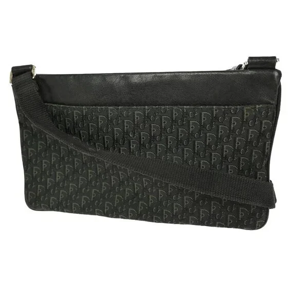 BUYIT Christian Dior Black Trotter Street Chic Shoulder Bag BOA0098 NQ01120 - Picture 2 of 16